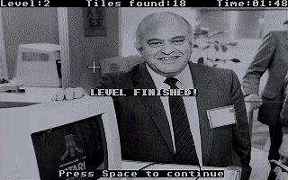 Exchange Puzzle atari screenshot
